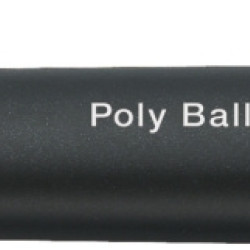 Lodīšu pildspalva Faber-Castell PolyBall XB, 0.6mm, melns korpuss, zila tinte