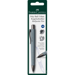 Ручка Faber-Castell Poly Ball Urban XB серый