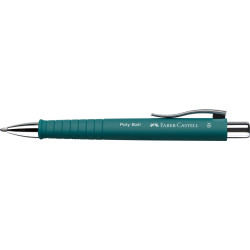 Ручка Faber-Castell PolyBall XB Эргономичная изумрудная