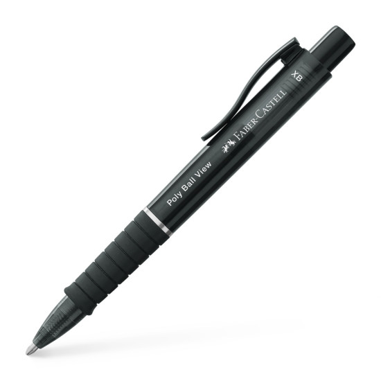 Ручка Faber-Castell Poly Ball View большая емкость синяя
