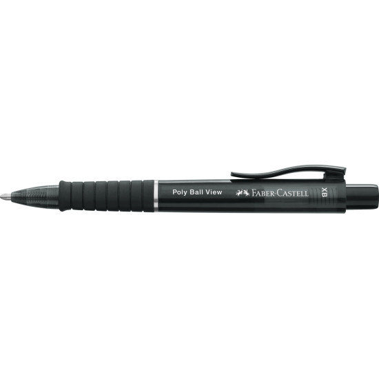 Ручка Faber-Castell Poly Ball View большая емкость синяя