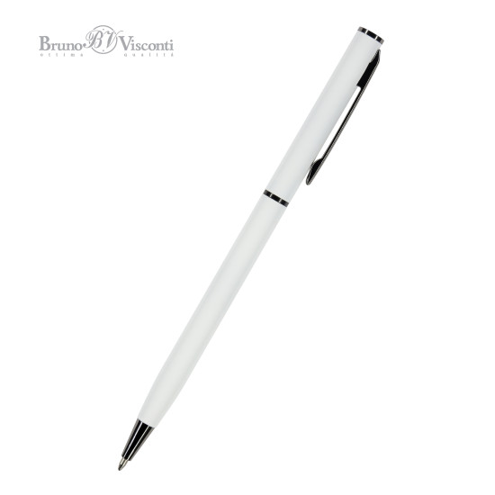Ручка шариковая BrunoVisconti PALERMO белая Soft Touch