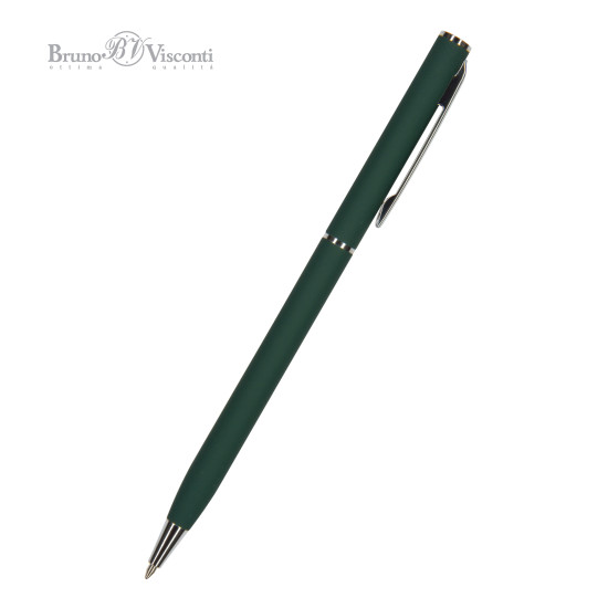 Ручка шариковая BrunoVisconti PALERMO зеленая Soft Touch