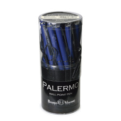 Ручка шариковая BrunoVisconti PALERMO Soft Touch темно-синяя