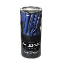 Ручка шариковая BrunoVisconti PALERMO Soft Touch синяя 0.7мм