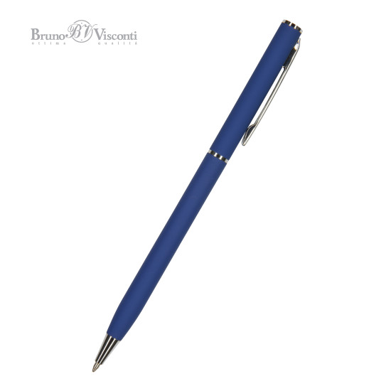 Ручка шариковая BrunoVisconti PALERMO Soft Touch синяя 0.7мм