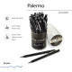 Ручка шариковая BrunoVisconti PALERMO Soft Touch черная 0.7мм