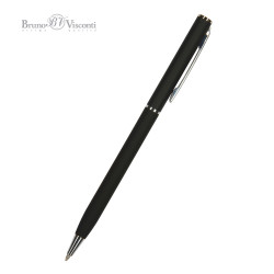 Ручка шариковая BrunoVisconti PALERMO Soft Touch черная 0.7мм