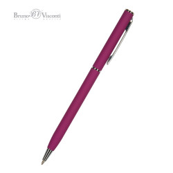 Ручка шариковая BrunoVisconti Palermo Soft Touch бордовая