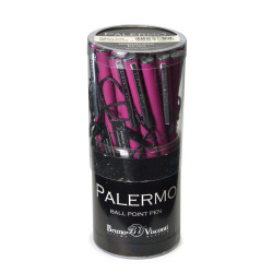 Ручка шариковая BrunoVisconti Palermo Soft Touch бордовая