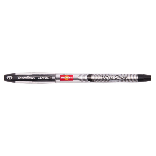 Шариковая ручка Uni-Max Ultra Glide 1mm  черная