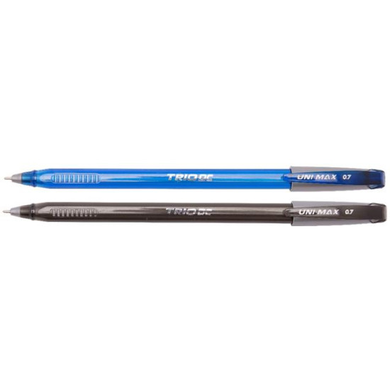 Шариковая ручка Uni-Max Trio DC 0,7mm  черная