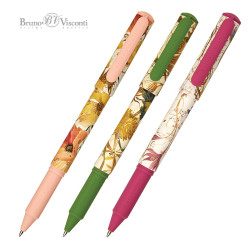 Ручка шариковая BrunoVisconti DreamWrite Flora синяя 07мм