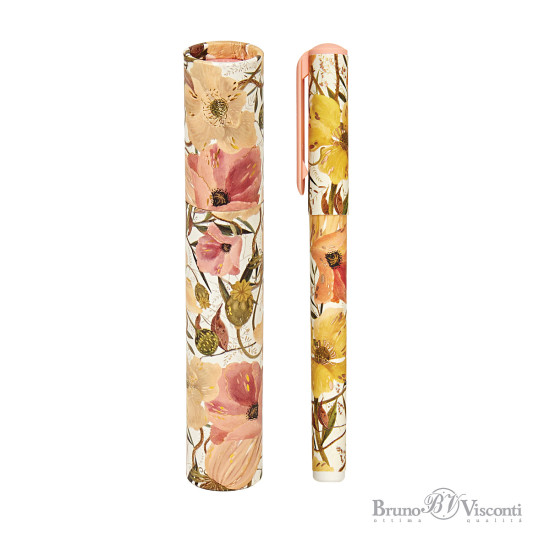 Ручка шариковая BrunoVisconti DreamWrite Flora синяя 07мм