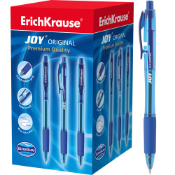 Lodīšu pildspalva Erich Krause JOY, 0,7mm, zila