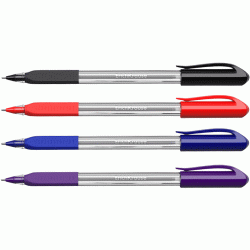 ***Lodīšu pildspalva Erich Krause U109, 1,0mm, sarkana