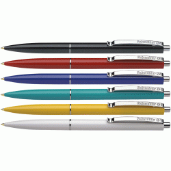 Lodīšu pildspalva Schneider K15, 1.0mm, automātiska, dzeltens korpuss, zila