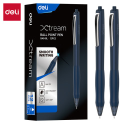 Шариковая ручка Deli "Xtream", Blue, Плавное письмо