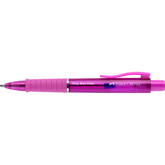 Pastapliiats Faber-Castell Poly Ball View Electric Fuchsia