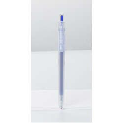 Gēla pildspalva Deli Delight, 0.5mm, automātiska, zila