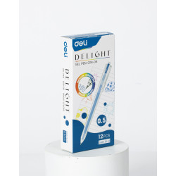 Гелевая ручка DELI Dark Blue 05мм