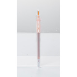 Gēla pildspalva Deli Delight, 0.5mm, automātiska, oranža