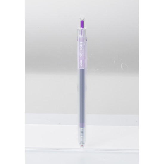 Гелевая ручка DELI PURPLE 05мм яркий фиолетовый