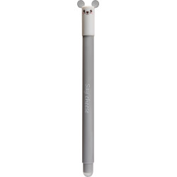 Gēla pildspalva EberhardFaber Erase it! Mouse, 0.7mm, izdzēšama, zila