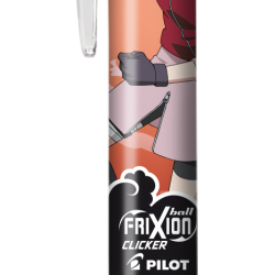Гелевая ручка Pilot Frixion Clicker Naruto 07мм красная стирающаяся