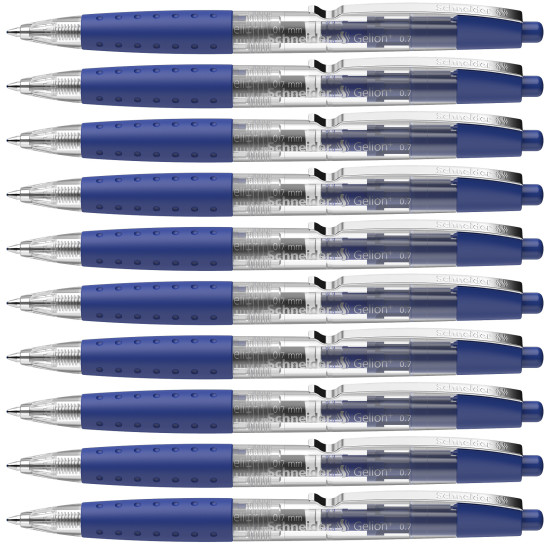 Gēla pildspalva Schneider Gelion, 0.7mm, zila