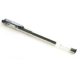 *Gēla pildspalva Uniball UM 101 0.4mm, izdzēšama, melna
