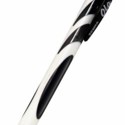 Ballpoint pen Zebra Telescope Stylus grey barrel blue ink