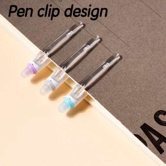 Gēla pildspalva Deli G160-BK 0,5mm, izdzēšama, melna