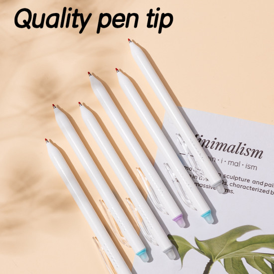 Gēla pildspalva Deli G160-BK 0,5mm, izdzēšama, melna