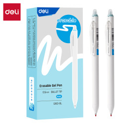Gēla pildspalva Deli G160-BL 0,5mm, izdzēšama, zila