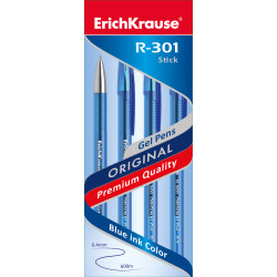 Ручка гел. Erich Krause R-301 Original Gel 0,5 синяя 40318