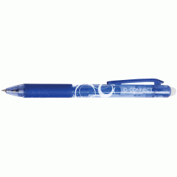 Gēla pildspalva Q-CONNECT CORRECT, 1,0mm, izdēšama, zila