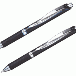 Gēla pildspalva Pentel Energel Permanent BLP-77, 0,7mm, zila