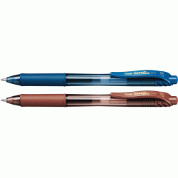 Gēla pildspalva Pentel ENERGEL-X BL107, 0,7mm, brūna