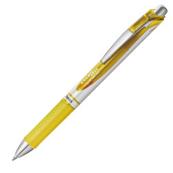 Gēla pildspalva Pentel Energel BL77 dzeltena kr.