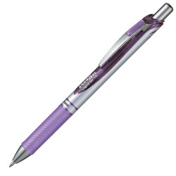 Gēla pildspalva Pentel Energel BL77, 0,7mm, automātiska, lillā kr.