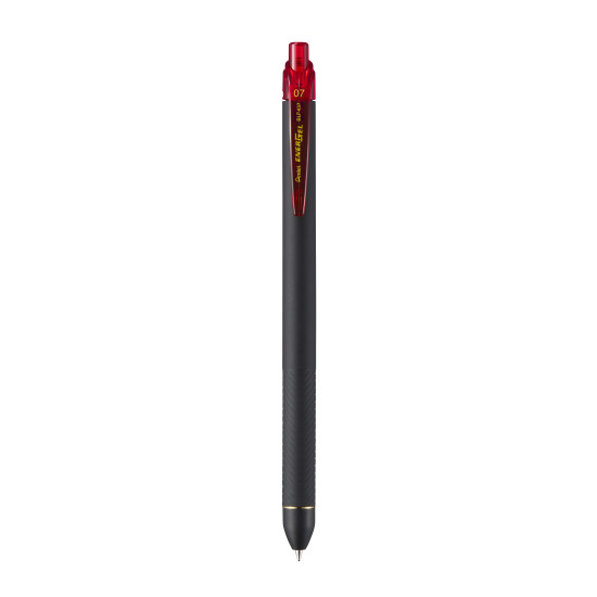 Gēla pildspalva Pentel Energel BLP437, 0,7mm, automātiska, sarkana