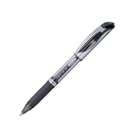 Gēla pildspalva Pentel ENERGEL deluxe BL57, 0,7mm, melna