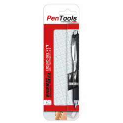 *Komplekts Pentel Energel BLP77, 0,7mm, 2 gab, melna kr.
