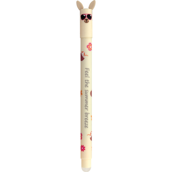 Гелевая ручка EberhardFaber "Erase it! Summer Lama", Blue, Стираемая