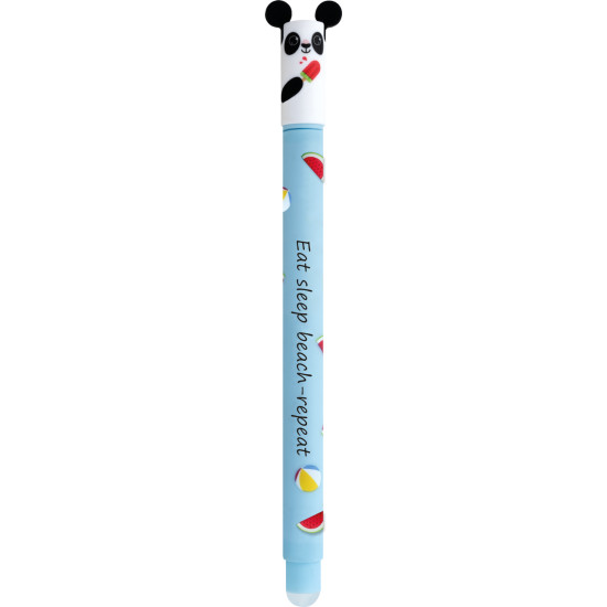Гелевая ручка EberhardFaber "Erase it! Summer Panda", Blue, Стираемая