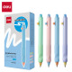Стираемая гелевая ручка Deli "G310", Blue, с конфетным дизайном