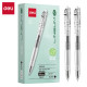Гелевая ручка Deli "G08S-BK Lineum Gel", Black, Удобная для левшей