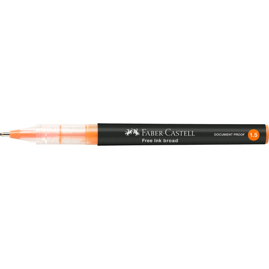 Tintes pildspalva Faber-Castell B, 1.5mm, arhīvdroša, oranža