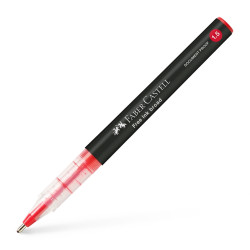 Tintes pildspalva Faber-Castell B, 1.5mm, arhīvdroša, sarkana
